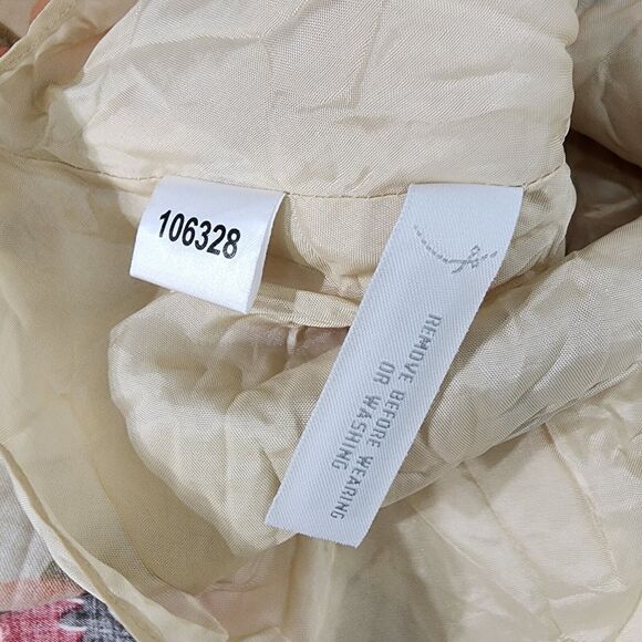 Ann Taylor LOFT Womens Dress Size 12 Fit and Flare Cotton Floral Halter V Neck - Picture 10 of 10